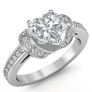 ▶Wedding Heart Diamond Ring for Women, F147